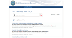 Desktop Screenshot of kb.defense.gov