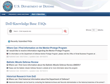 Tablet Screenshot of kb.defense.gov